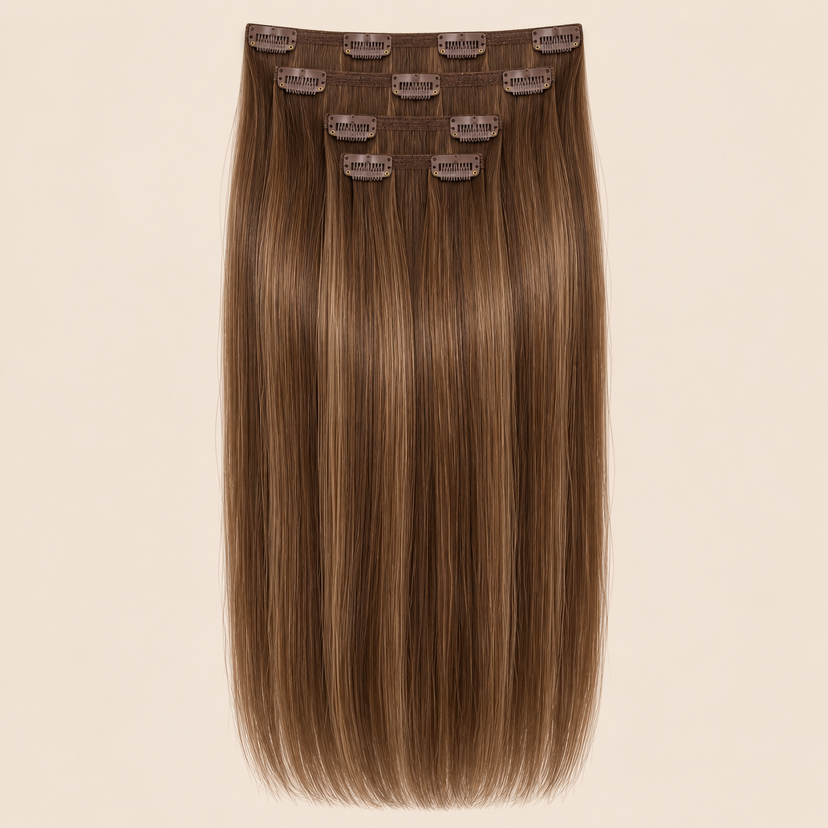 Clip In Extensions -100g - 100% Remy Human Hair