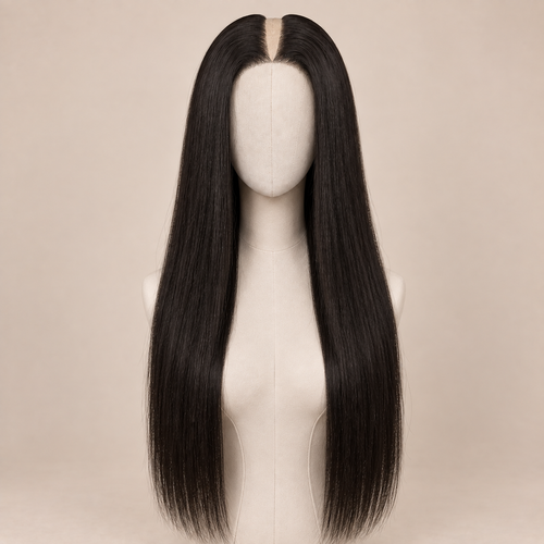 Natural Black Human Hair Wig